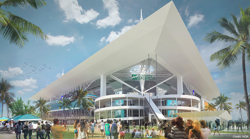 Latest Hard Rock Stadium renovations improve amenities, parking